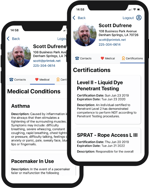 Snap ICE Mobile App Features